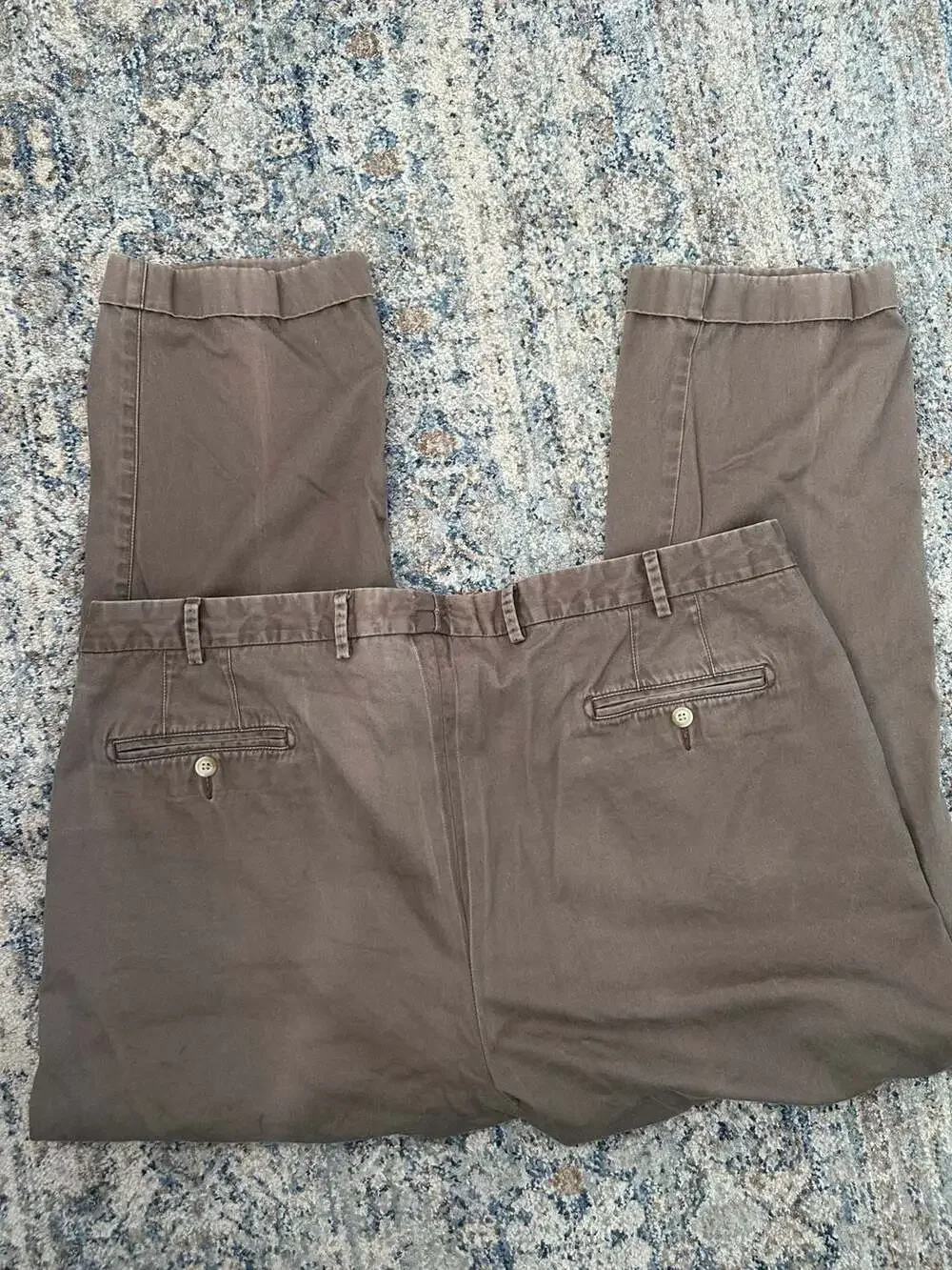 Peter Millar Men's Brown Cotton Chino Casual Pants Size 42